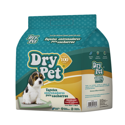 Hush Pet Tapete Entrenador Dry Pet - 100 pz para Perro