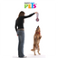 Hengli Juguete Bola de Hilo Multicolor con Jaladera Pal Thread para Perro