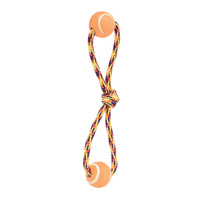 Hengli Juguete Jaladera con Doble Pelota Pal Thread para Perro