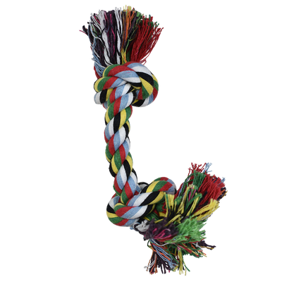 Hengli Juguete Hueso de Hilo Multicolor Pal Thread para Perro