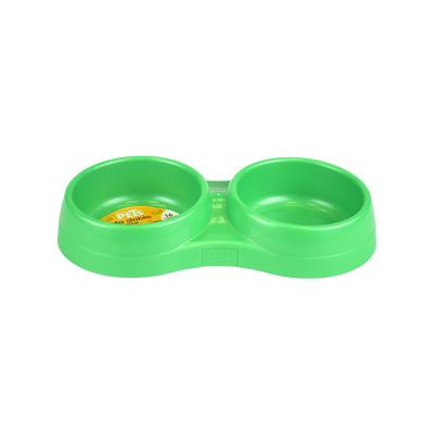 Haqos Plato Plastico Doble 16 oz para Perro