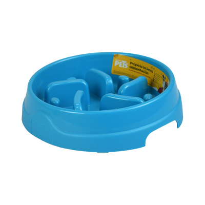 Haqos Plato Plastico Alimentacion Lenta para Perro