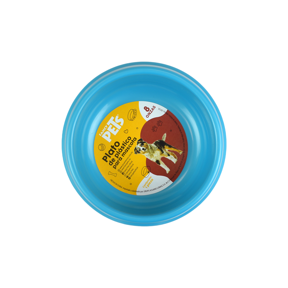 Haqos Plato Plastico para Perro