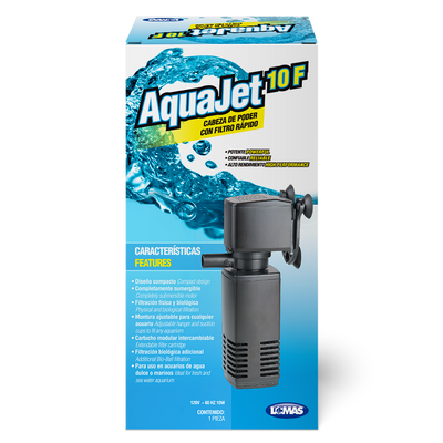 Haqos Cabeza de Poder con Filtro Rapido Aquajet para Peces