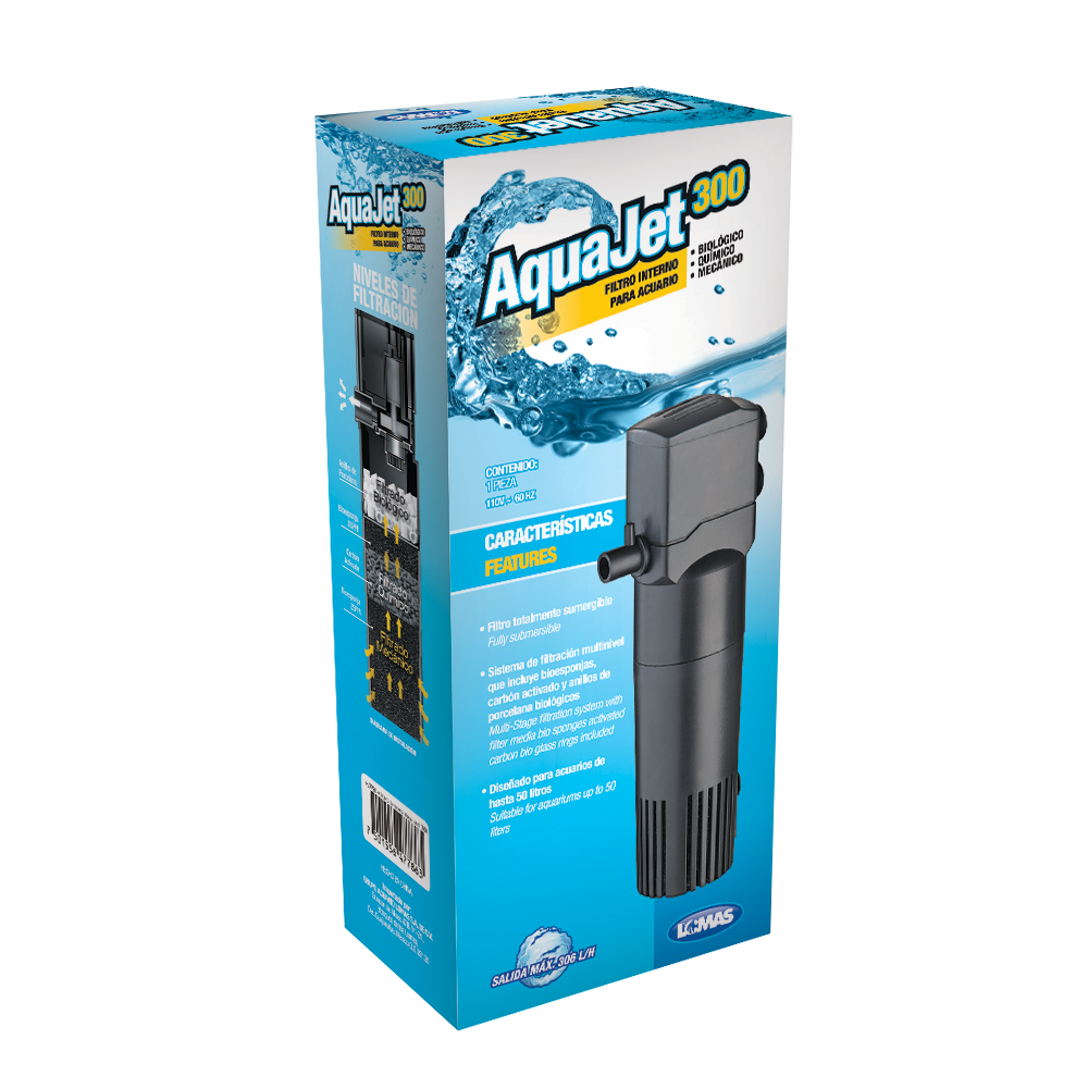 Haqos Filtro Interno Aquajet para Peces