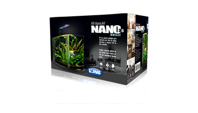 Haqos Acuario Nano Bullet para Peces