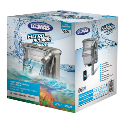 Haqos Filtro Externo Aquajet Slim para Peces