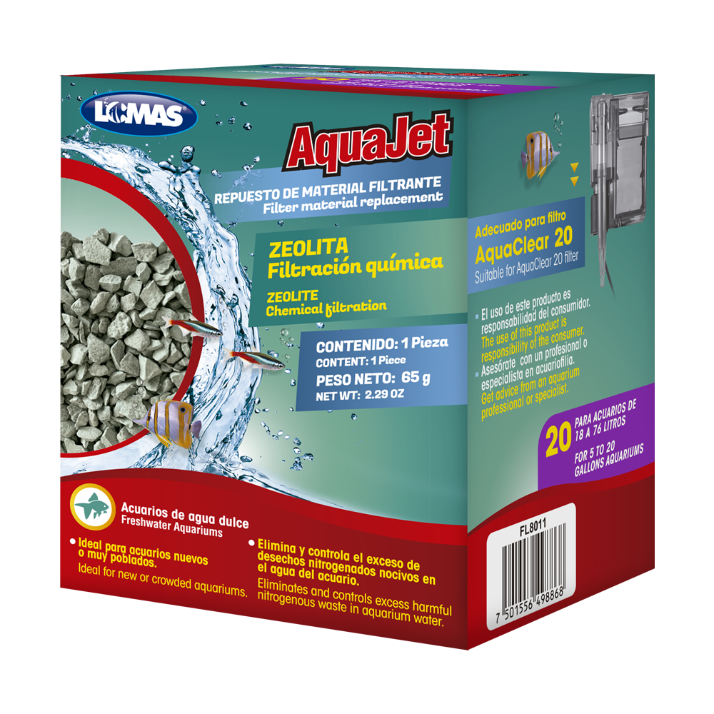 Haqos Repuesto Zeolita Aquajet para Peces