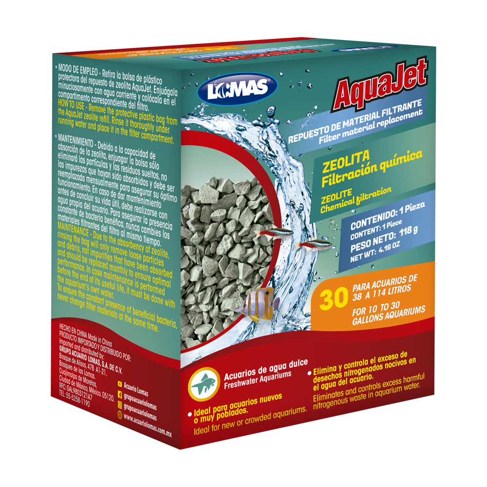 Haqos Repuesto Zeolita Aquajet para Peces
