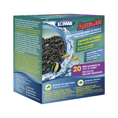 Haqos Repuesto Carbon Activado Aquajet para Peces