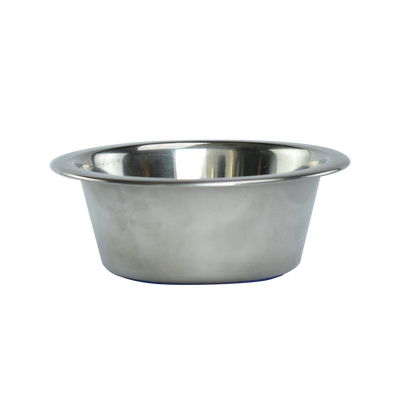 Kumar Plato de Acero con Base Antiderrapante para Perro