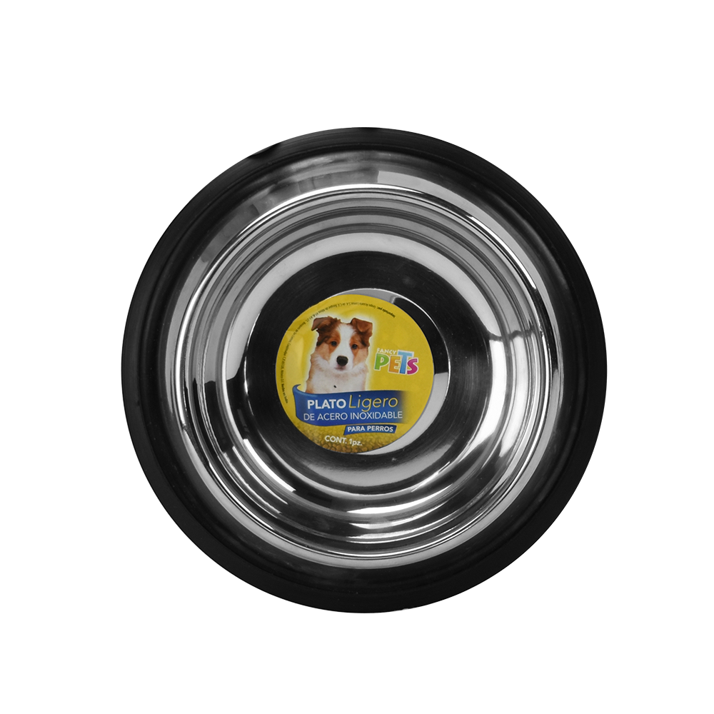 Kumar Plato Ligero de Acero para Perro