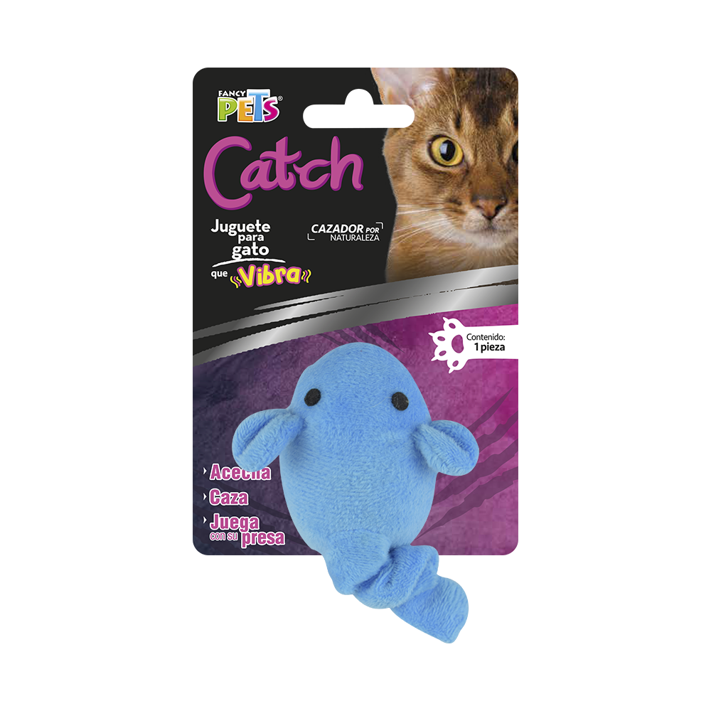 Ethical Products Juguete Pez Aletas Vibro Catch para Gato