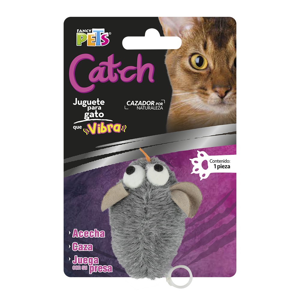Ethical Products Juguete Ratoncillo Vibro Catch para Gato