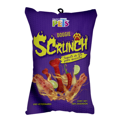 Lomas Juguete de Tela Doggie Scrunch Fuego para Perro