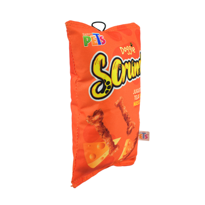 Lomas Juguete de Tela Doggie Scrunch Queso para Perro
