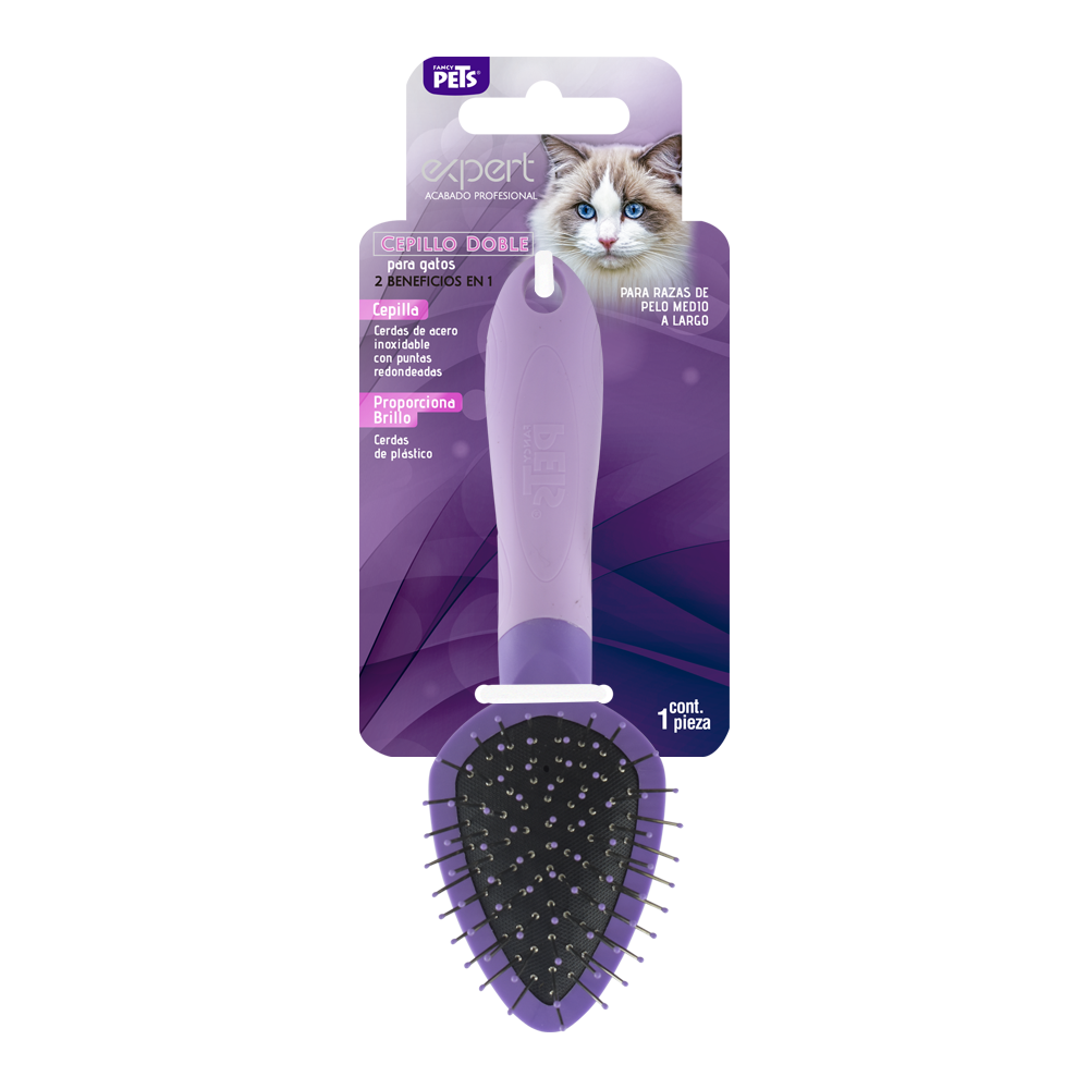Kudi Expert Cepillo Doble para Gato