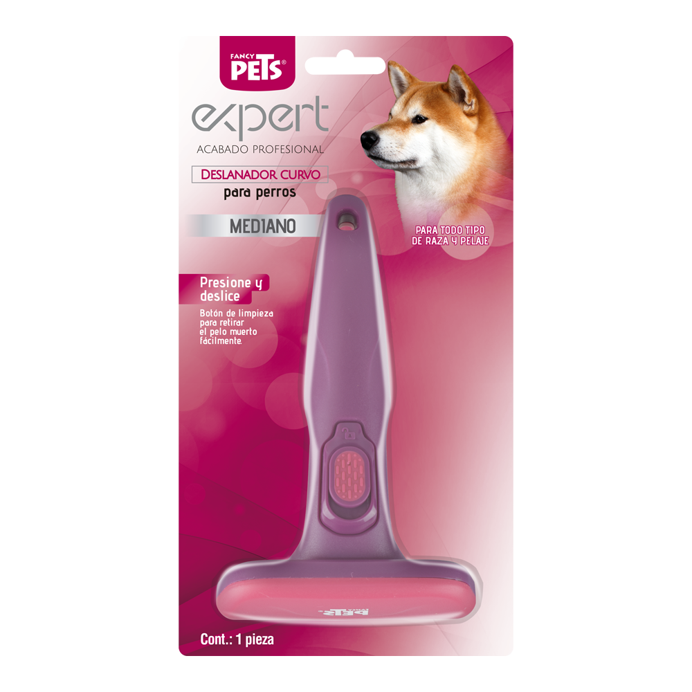Kudi Deslanador Curvo Expert Mediano para Perro