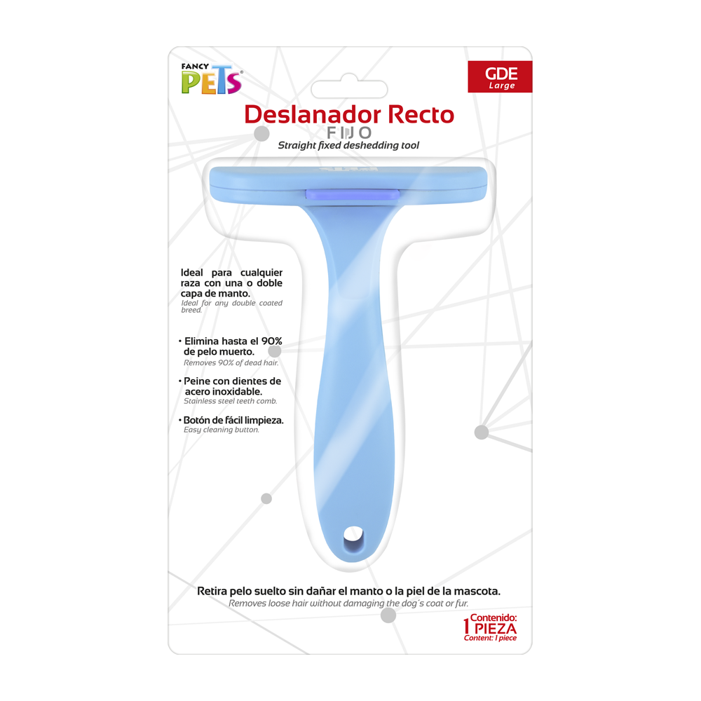 Kudi Deslanador Recto Fijo para Perro