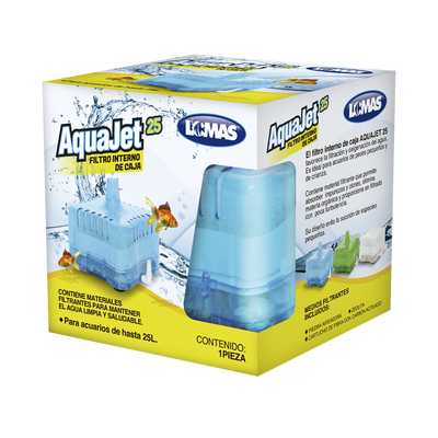 Chicos Filtro Interno de Caja Azul 25 L para Peces
