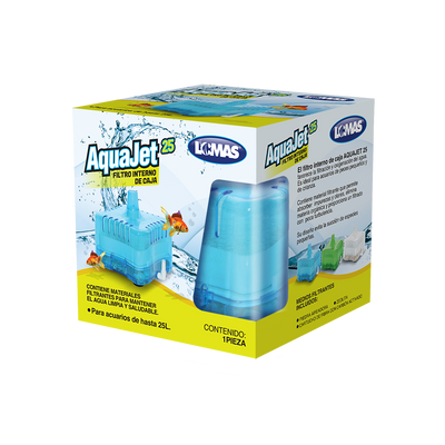 Chicos Filtro Interno de Caja Azul 25 L para Peces