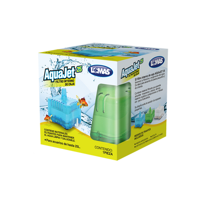 Chicos Filtro Interno de Caja Verde 25 L para Peces
