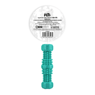 Taizhou Juguete de Caucho Mancuerna Pesada Spiky para Perro