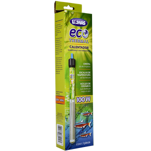 Hopar Calentador Sumergible con Termostato Ecothermal 100 W para Peces
