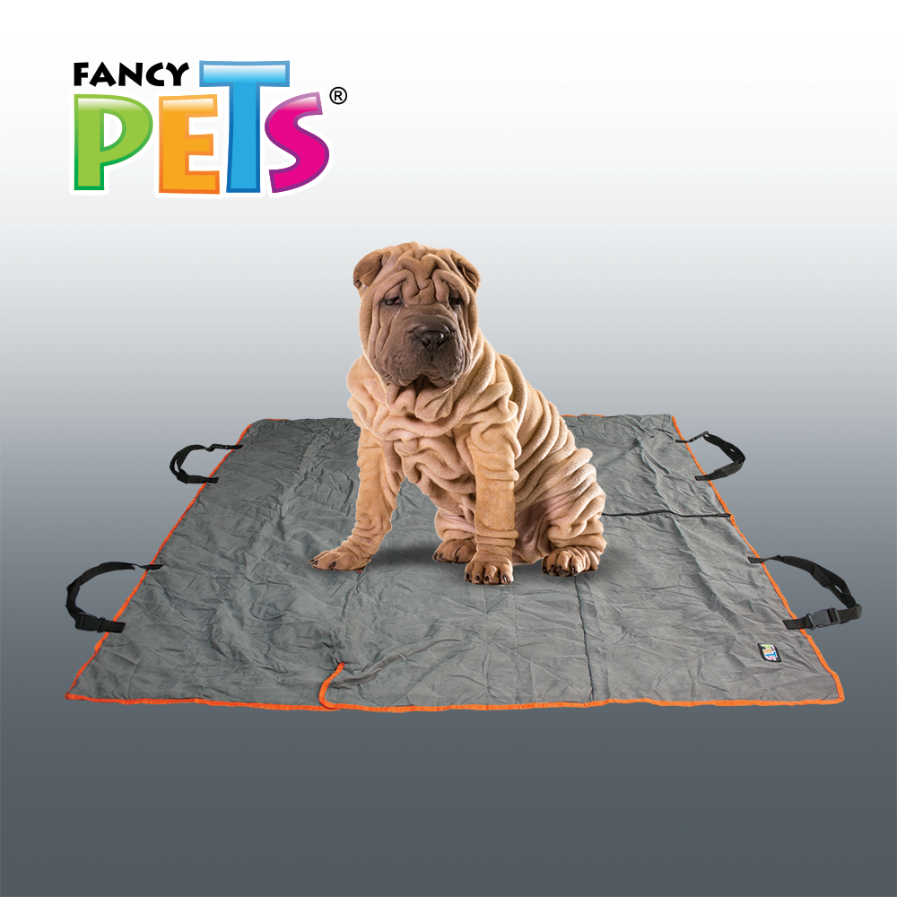 Senful Cubre Asiento de Tela Gris para Perro