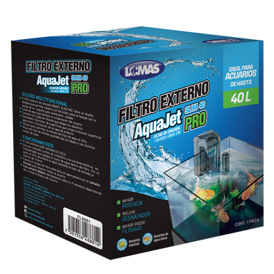 Chicos Filtro Externo Aquajet Slim Pro para Peces
