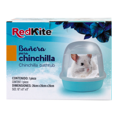 Chicos Bañera para Chinchilla con Puerta