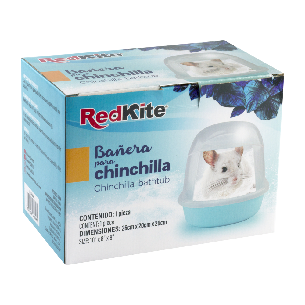 Chicos Bañera para Chinchilla con Puerta