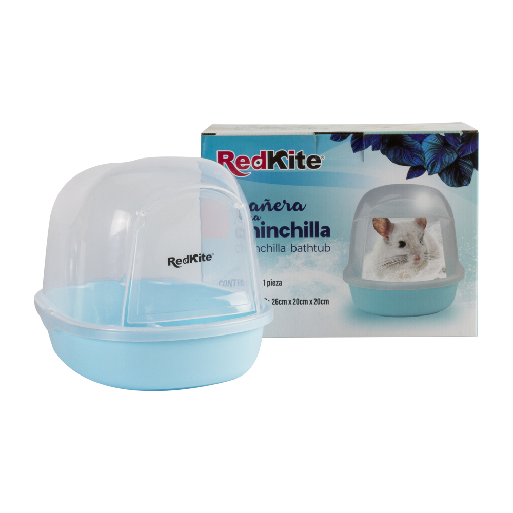 Chicos Bañera para Chinchilla con Puerta