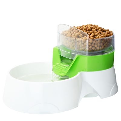 Jinjiang Bebedero Fuente de Agua con Comedero 1.5 L para Perro