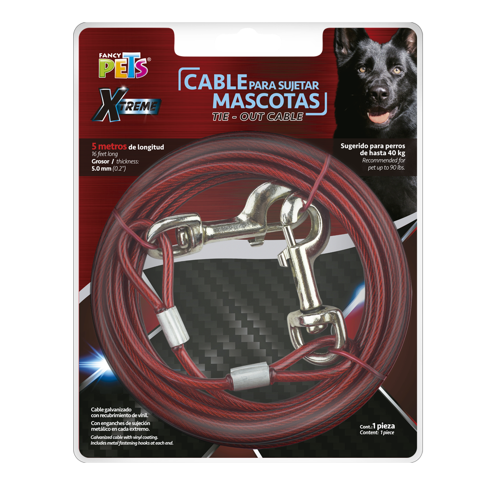 Sanlian Cable para Sujetar Mascotas 5 m