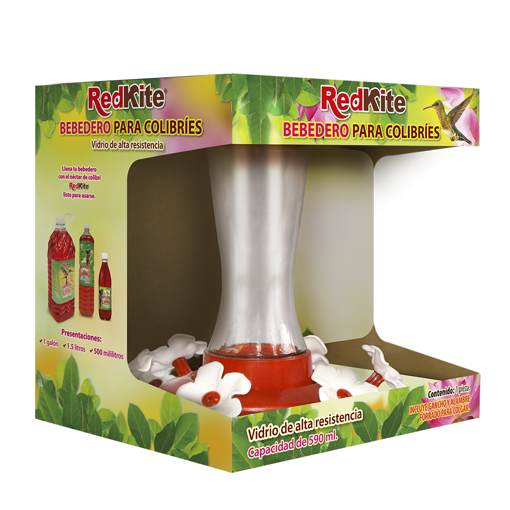 Huazhijie Bebedero de Vidrio para Colibri