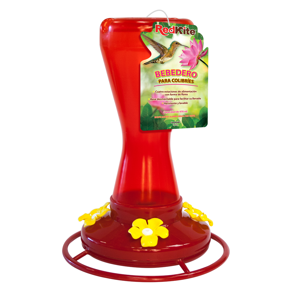 Huazhijie Bebedero Rojo para Colibri 470 ml