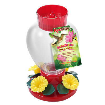 Huazhijie Bebedero Esfera con Narcisos para Colibri 1.2 L