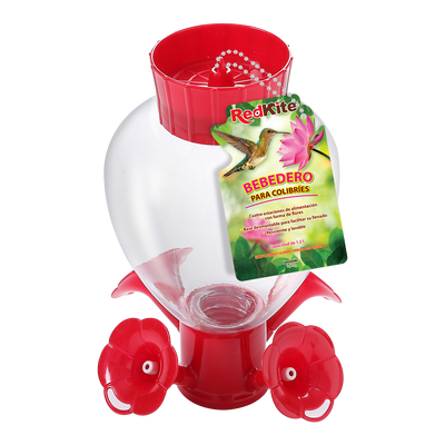 Huazhijie Bebedero de Esfera con Petunias para Colibri 1.2 L