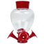 Huazhijie Bebedero de Esfera con Petunias para Colibri 1.2 L