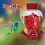 Huazhijie Bebedero de Esfera con Petunias para Colibri 1.2 L
