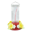 Huazhijie Bebedero de Vidrio Prisma para Colibri 600 ml