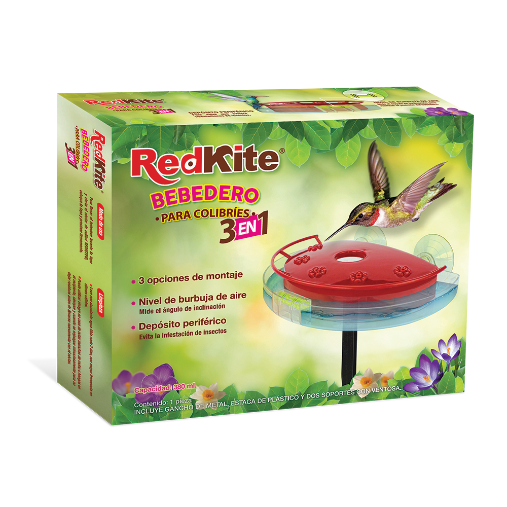 Huazhijie Bebedero 3 en 1 para Colibri 380 ml