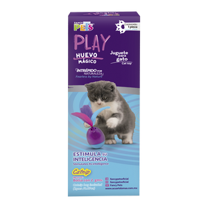 Petsound Play Juguete Huevo Magico con Catnip para Gato