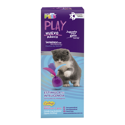 Petsound Play Juguete Huevo Magico con Catnip para Gato