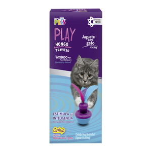 Petsound Play Juguete Hongo Travieso con Catnip para Gato