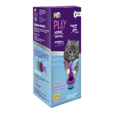 Petsound Play Juguete Hongo Travieso con Catnip para Gato