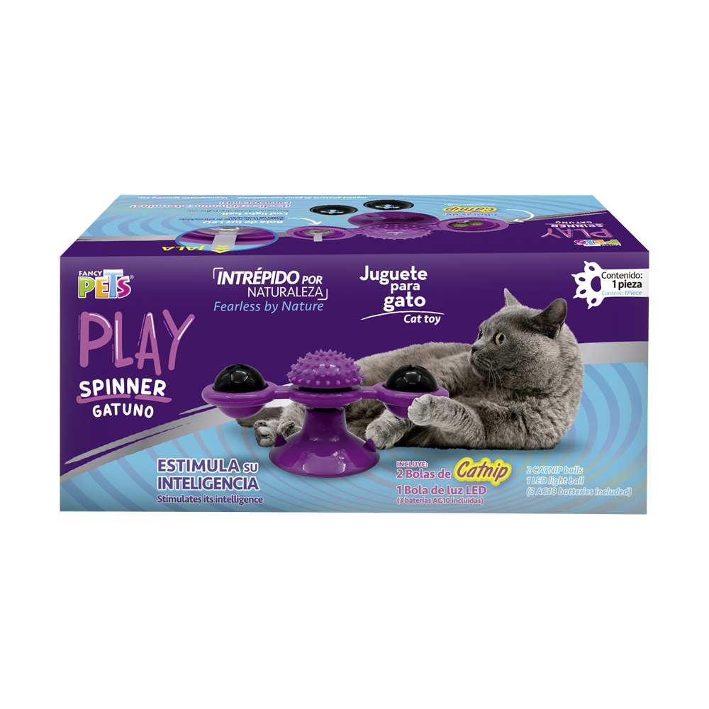 Petsound Play Juguete Spinner Gatuno con Catnip para Gato