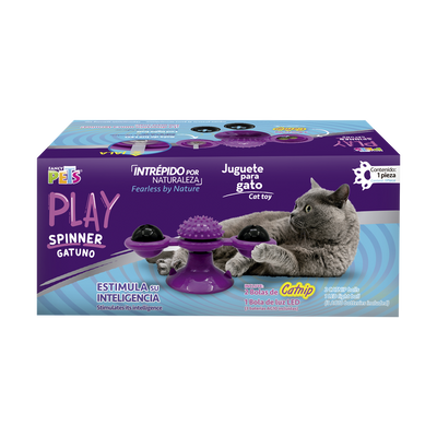 Petsound Play Juguete Spinner Gatuno con Catnip para Gato