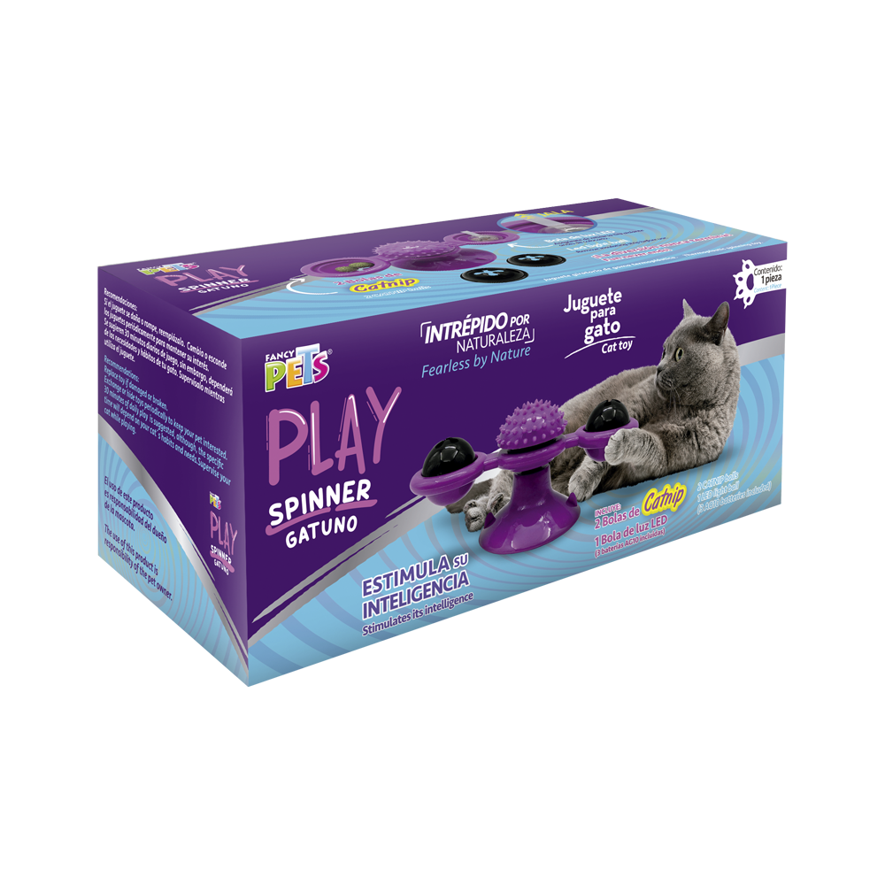 Petsound Play Juguete Spinner Gatuno con Catnip para Gato